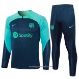 Sweatshirt Trainingsanzug Barcelona 2023/2024 Blau