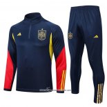 Sweatshirt Trainingsanzug Spanien 2022/2023 Blau