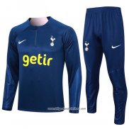 Sweatshirt Trainingsanzug Tottenham Hotspur 2023/2024 Blau