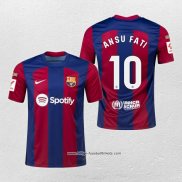 Barcelona Spieler Ansu Fati Heimtrikot 2023/2024