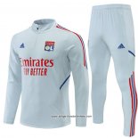 Sweatshirt Trainingsanzug Olympique Lyon 2022/2023 Grau