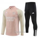 Sweatshirt Trainingsanzug Olympique Lyon 2023/2024 Rosa