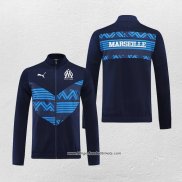 Jacke Olympique Marsella 2022/2023 Blau