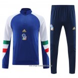 Sweatshirt Trainingsanzug Italien 2023/2024 Blau