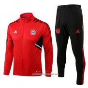 Jacke Trainingsanzug Bayern München 2022/2023 Rot