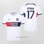 Paris Saint-Germain Spieler Vitinha Auswartstrikot 2023/2024