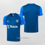 Traingsshirt Manchester United 2023/2024 Blau
