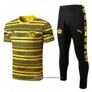 Trainingsanzug Borussia Dortmund Kurzarm 2022/2023 Gelb