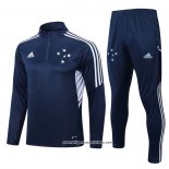 Sweatshirt Trainingsanzug Cruzeiro 2022/2023 Blau