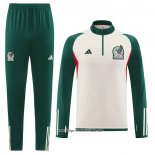 Sweatshirt Trainingsanzug Mexiko 2022/2023 WeiB