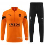 Sweatshirt Trainingsanzug Valencia 2022/2023 Orange