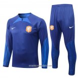 Sweatshirt Trainingsanzug Niederlande 2022/2023 Blau