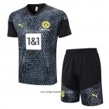 Trainingsanzug Borussia Dortmund Kurzarm 2023/2024 Schwarz - Pantalon Corto