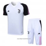 Trainingsanzug Juventus Kurzarm 2023/2024 WeiB - Pantalon Corto