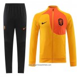 Jacke Trainingsanzug Niederlande 2022/2023 Orange