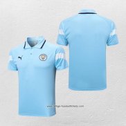 Polo Manchester City 2022/2023 Blau