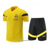 Trainingsanzug Borussia Dortmund Kurzarm 2022-2023 Gelb - Pantalon Corto